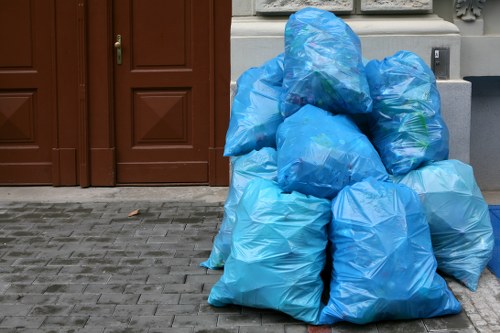 Enfield garden waste being processed responsibly.